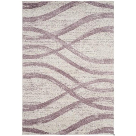 Safavieh Adirondack Power Loomed Rectangle Area Rug, Cream and Purple - 6 x 9 ft. ADR125L-6
